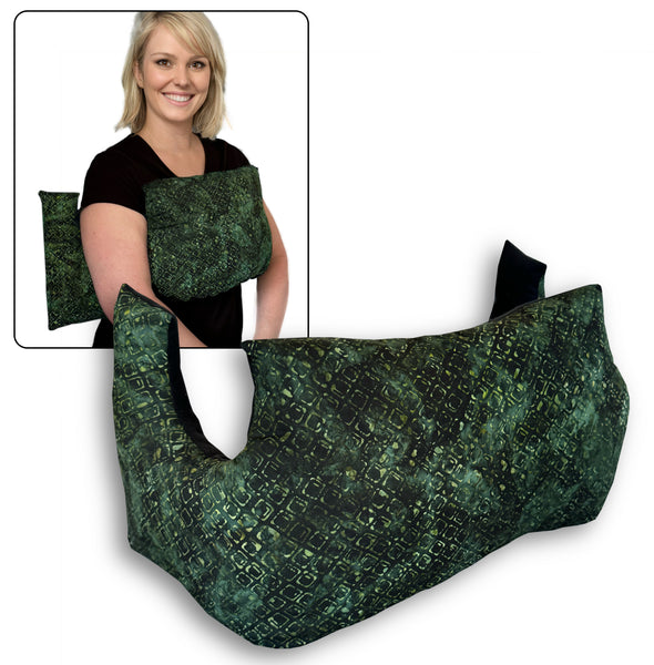 mastectomy chest pillow Emerald Green
