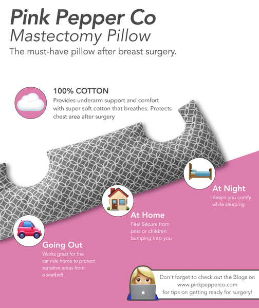 mastectomy pillow features and use