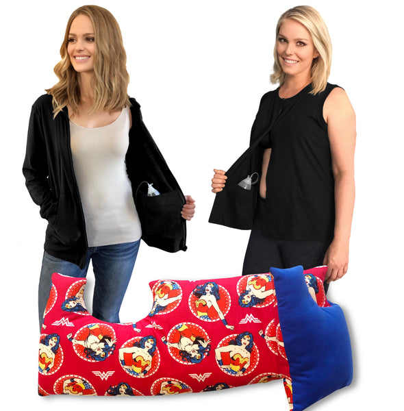 3 Pack MASTECTOMY Kit Must Have SHIRT and Chest PILLOW (pw,T1,Hb) 3+ discount included!