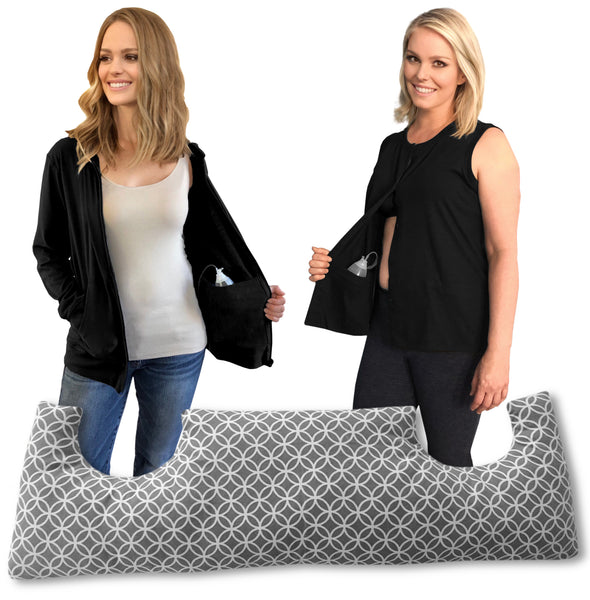 3 Pack MASTECTOMY SHIRT and Chest PILLOW Gift Set (X,T1,Hb)