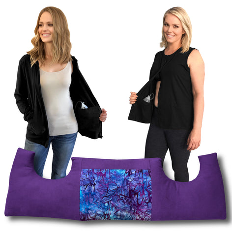 3 Pack MASTECTOMY Kit Must Have SHIRT and Chest PILLOW (Ppp,T1,Hb)