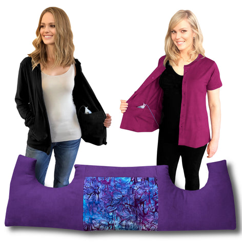 3 Pack MASTECTOMY Kit Must Have SHIRT and Chest PILLOW (Ppp,T1,Hb)