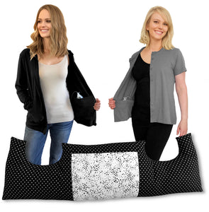 3 Pack MASTECTOMY Kit Must Have SHIRT and Chest PILLOW (Pqp,T1,Hb)