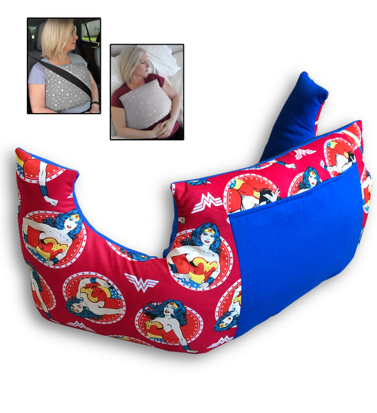 wonder woman mastectomy pillow with pocket
